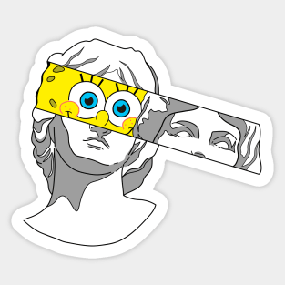 Escultura Bob Esponja Sticker